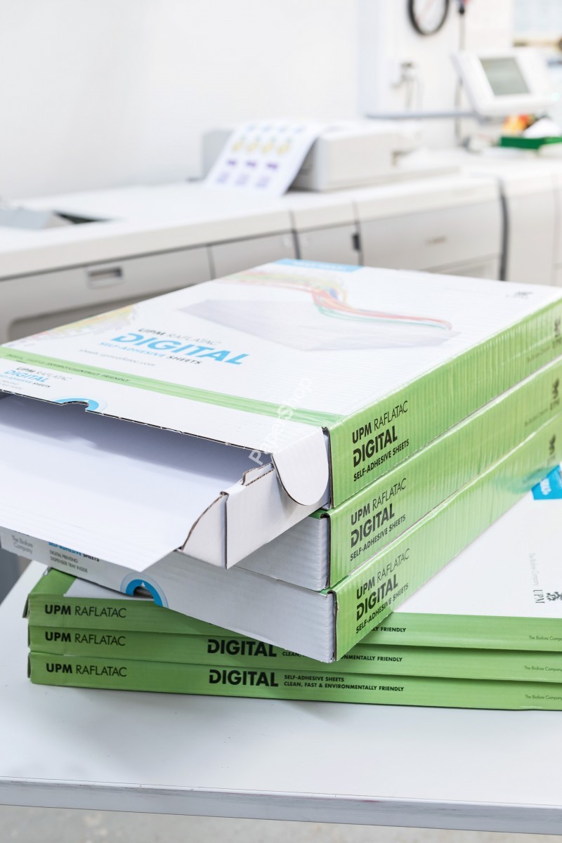 Самоклейкий папір Raflatac LASERGLOSS BOARD, FRK SPA3 14, 170 г/м, 186 мкм, перманентний клей, SRA3 Самоклейкий папір Raflatac LASERGLOSS BOARD, FRK SPA3 14, 170 г/м, 186 мкм, перманентний клей, SRA3