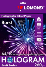  Lomond Holographic Inkjet Paper Burst (  ) 260 /, 4/10 .  0905041